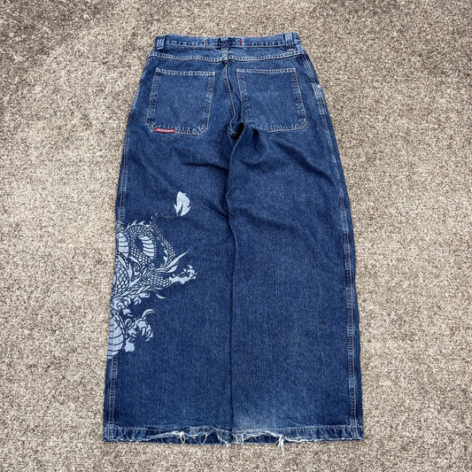 Vintage JNCO Jeans Dragon 34x32 (RARE)