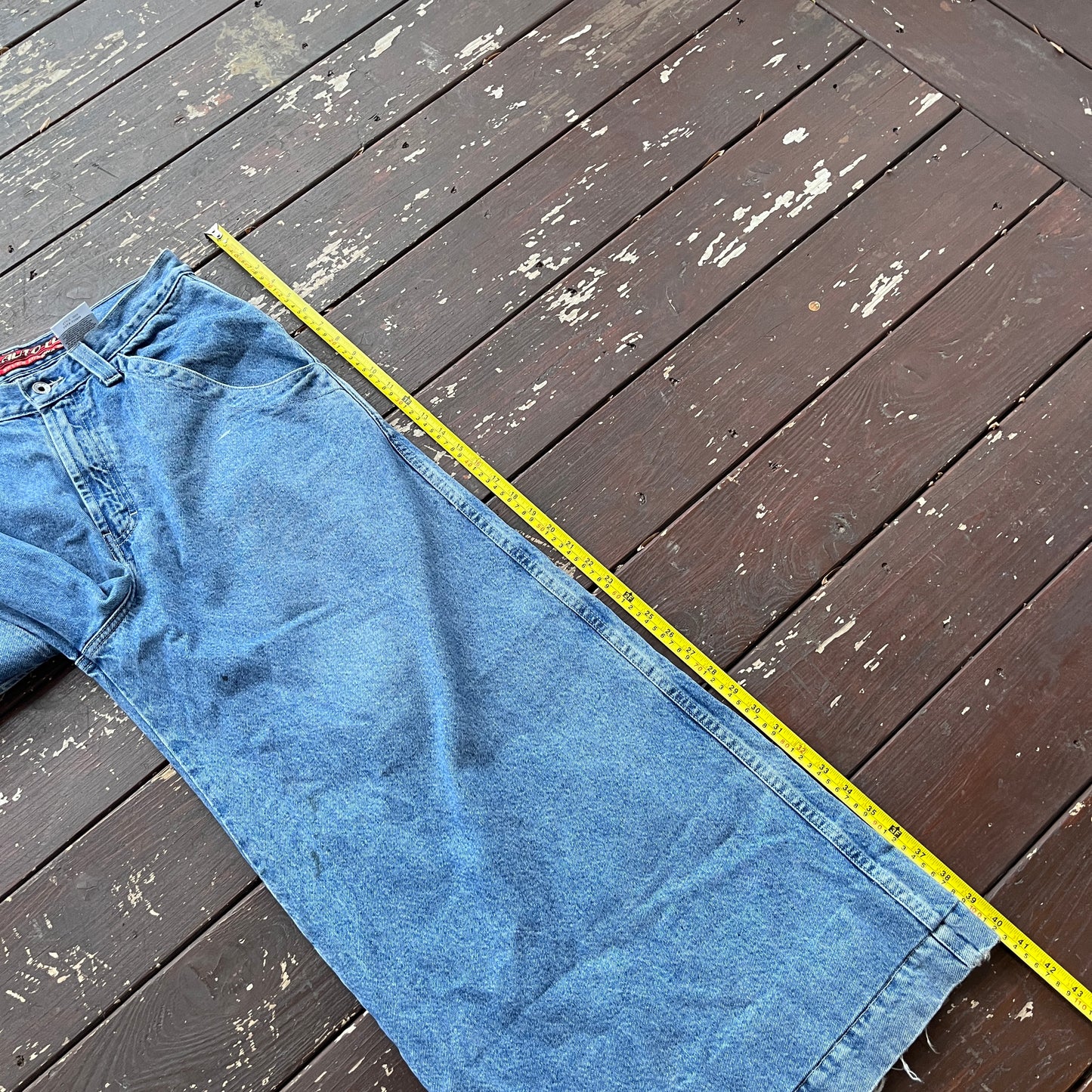 (32x30) Vintage 90's JNCO Jeans Auto Cue