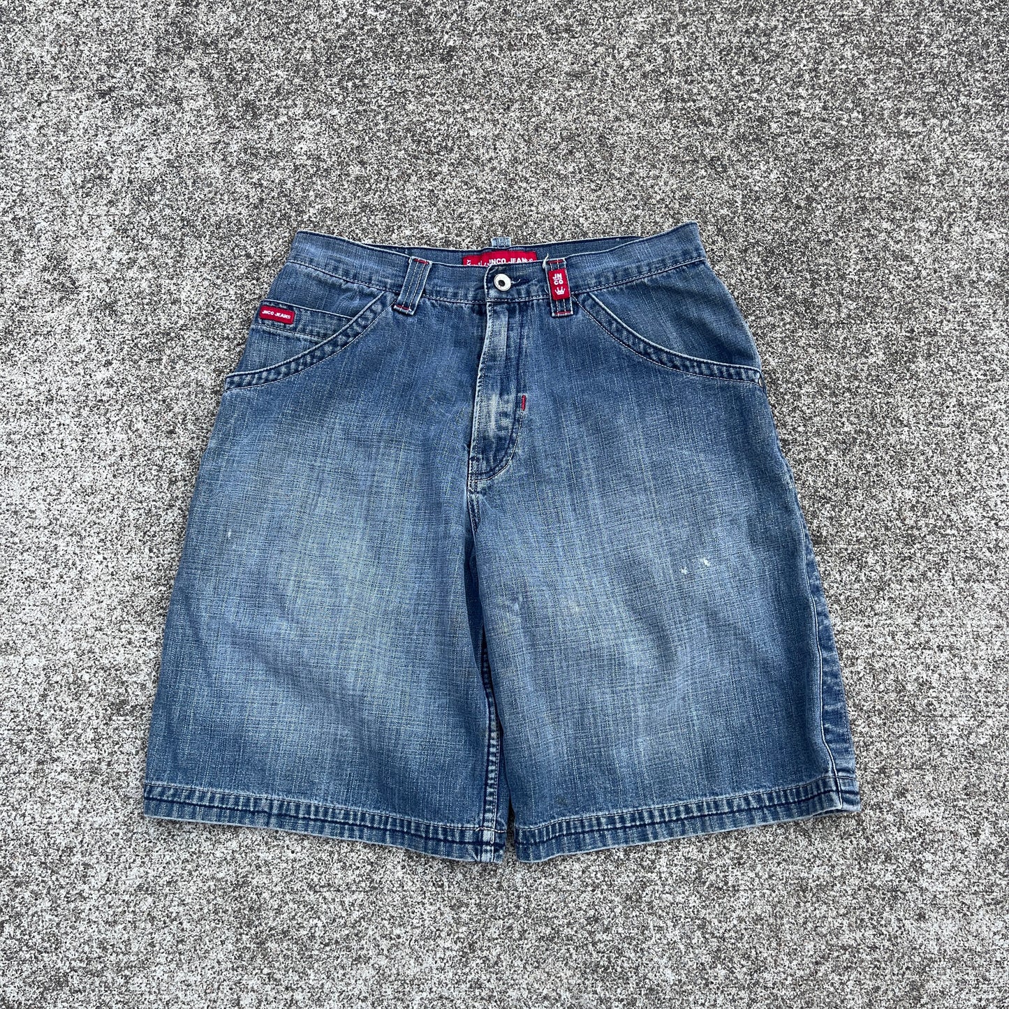 (32) Vintage JNCO Jeans Dragon Jorts