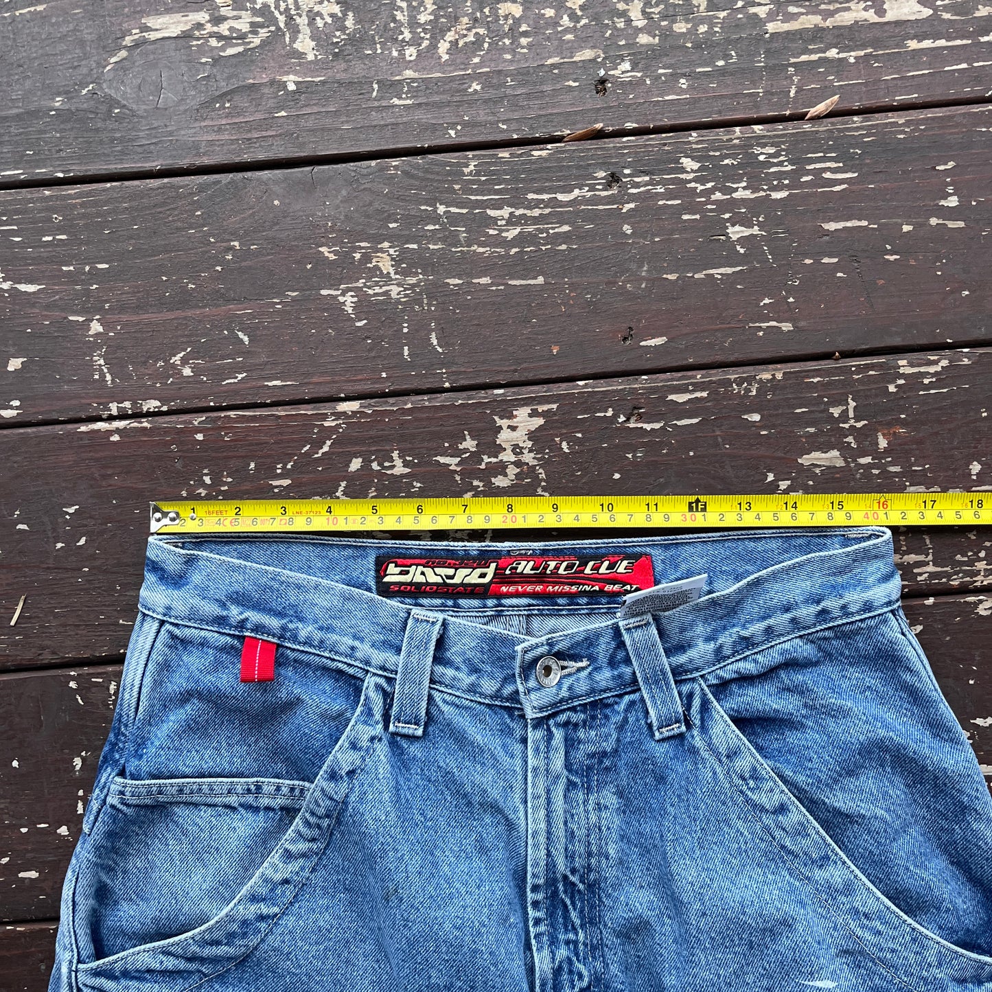 (32x30) Vintage 90's JNCO Jeans Auto Cue