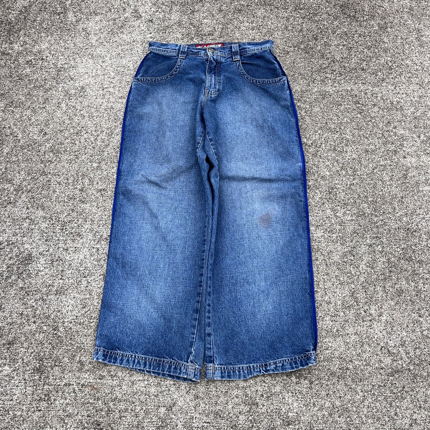 (30x29) Vintage JNCO Jeans FlameHead