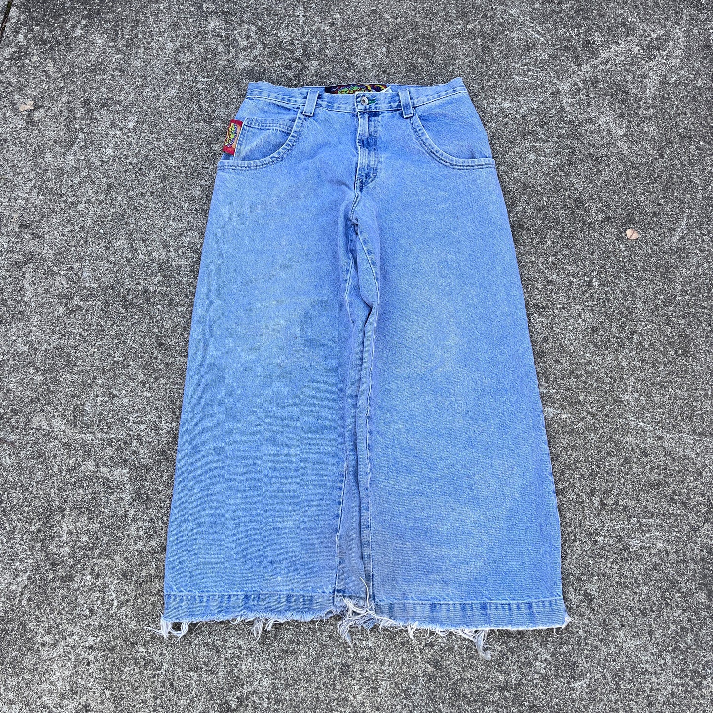 (33x30) Vintage JNCO Jeans Battle