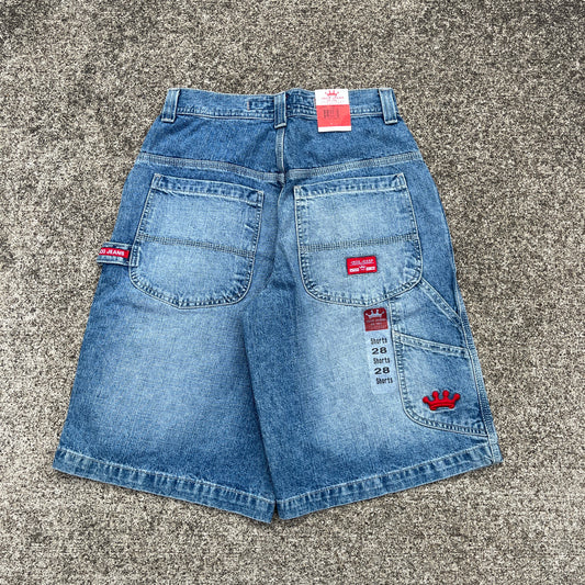 Vintage JNCO Jeans Shorts Carpenter Crown 28 (Deadstock) Rare