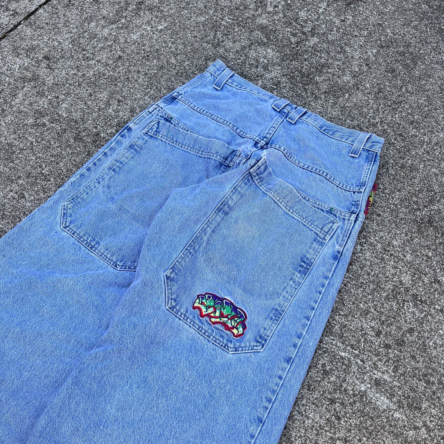 (33x30) Vintage JNCO Jeans Battle