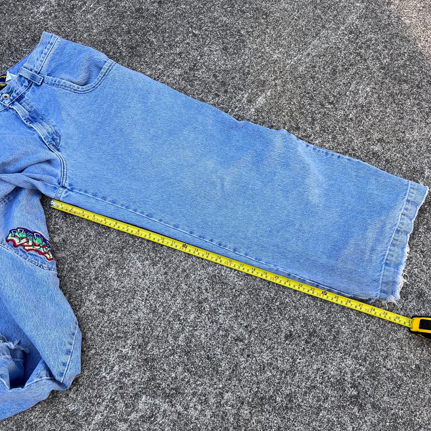 (33x30) Vintage JNCO Jeans Battle