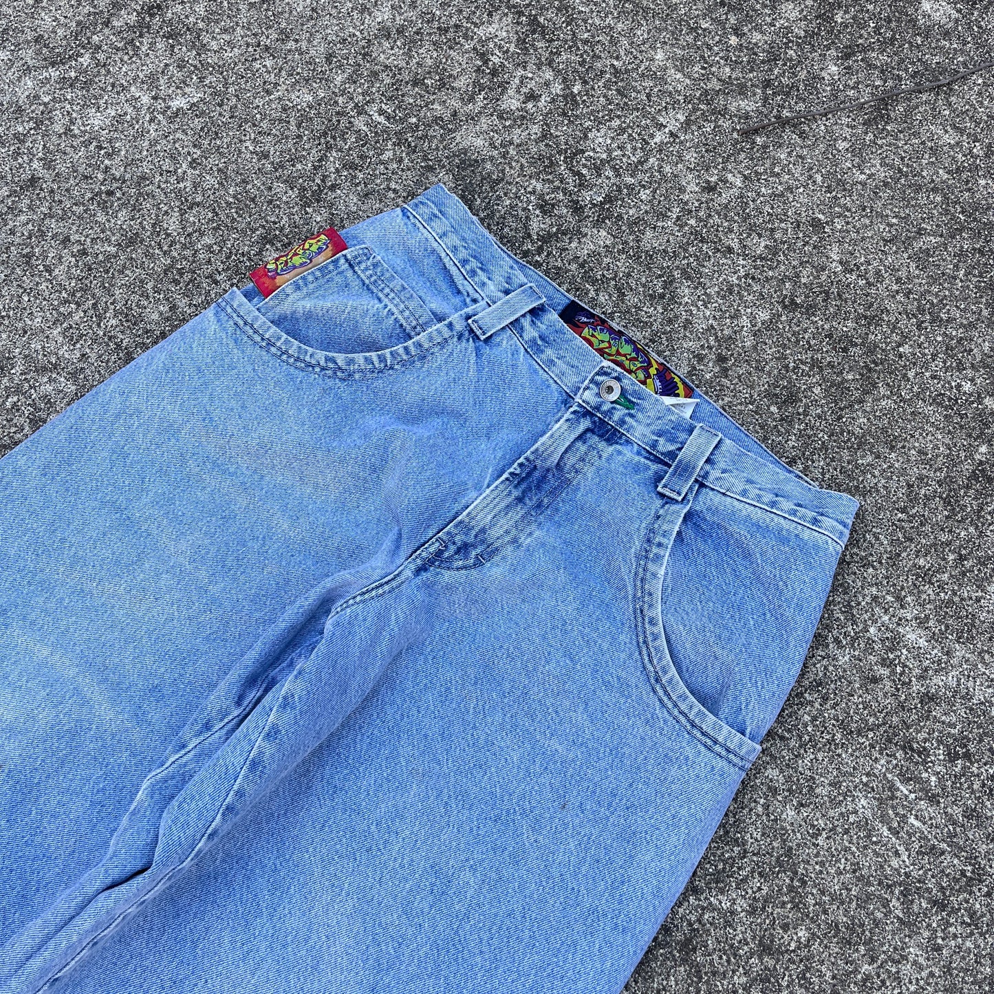 (33x30) Vintage JNCO Jeans Battle