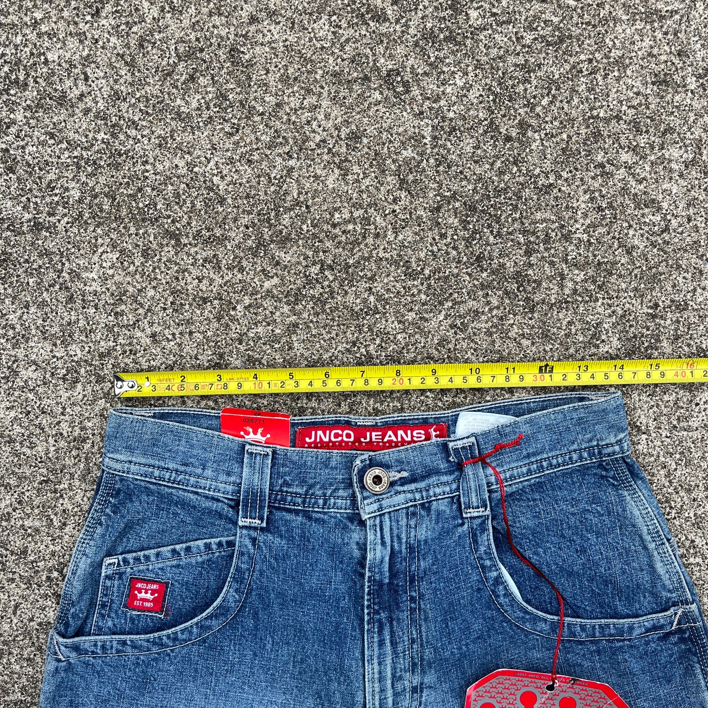 Vintage JNCO Jeans Shorts Carpenter Crown 28 (Deadstock) Rare