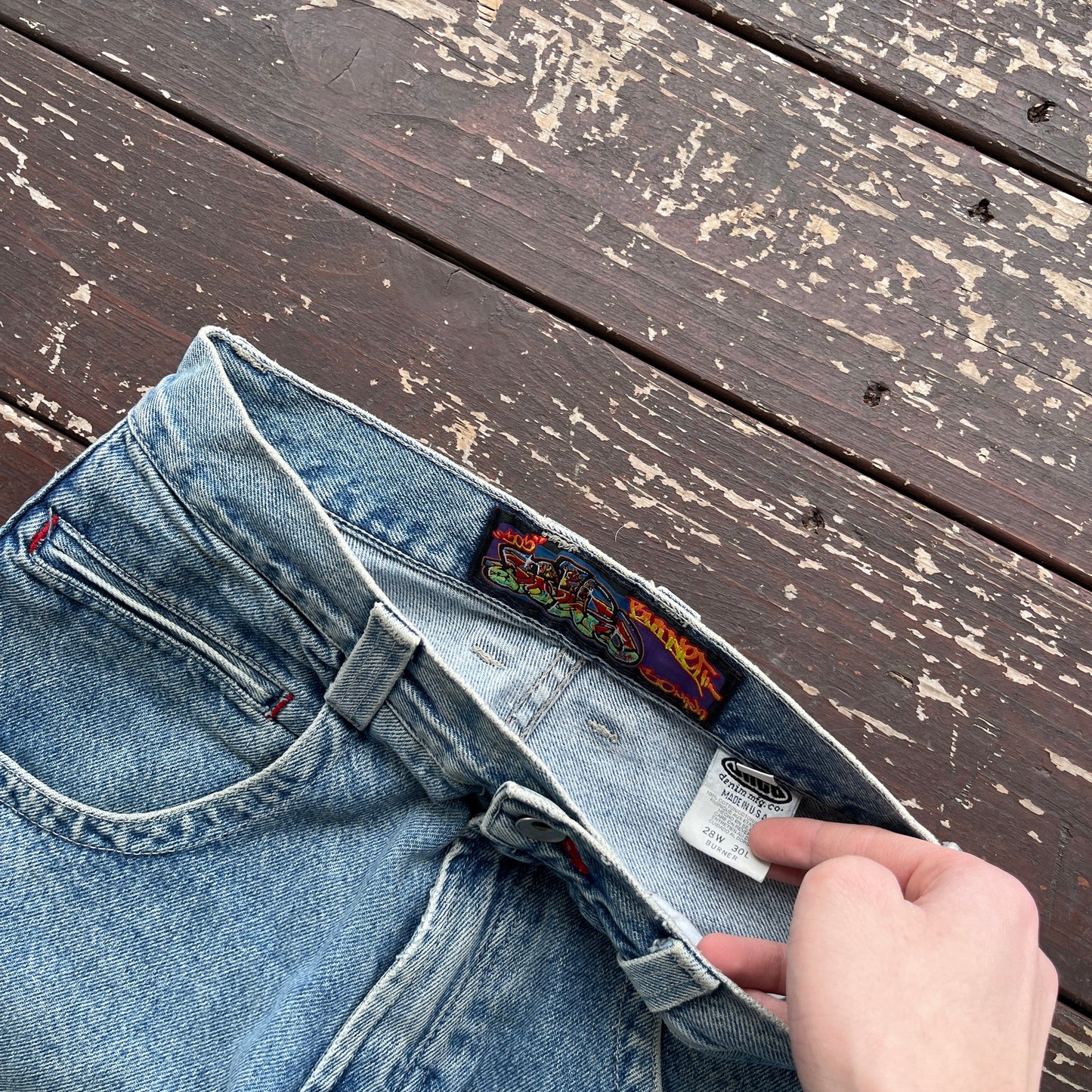 (28x30) Vintage JNCO Jeans Burner