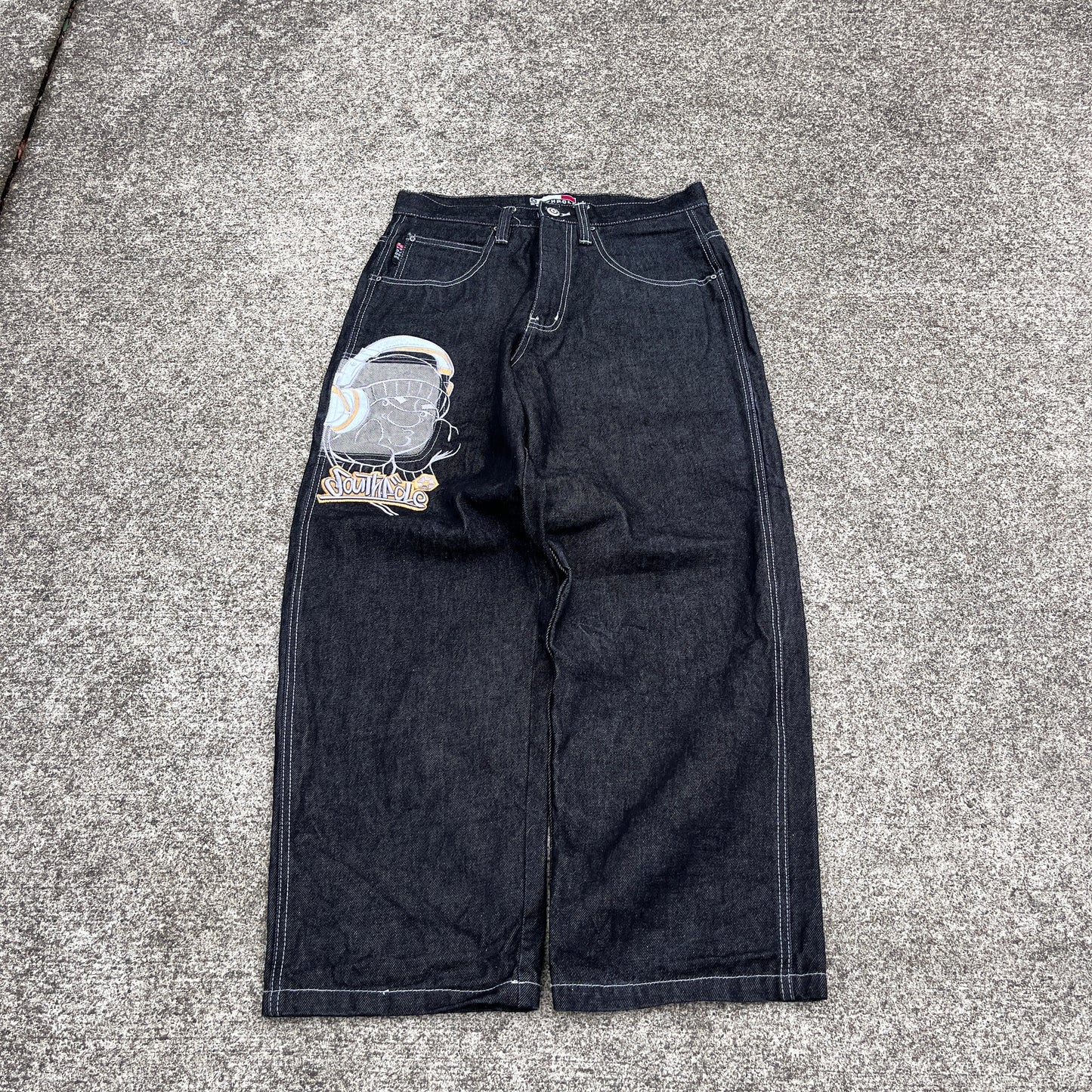 (32x30) Vintage Southpole B-Boy Jeans