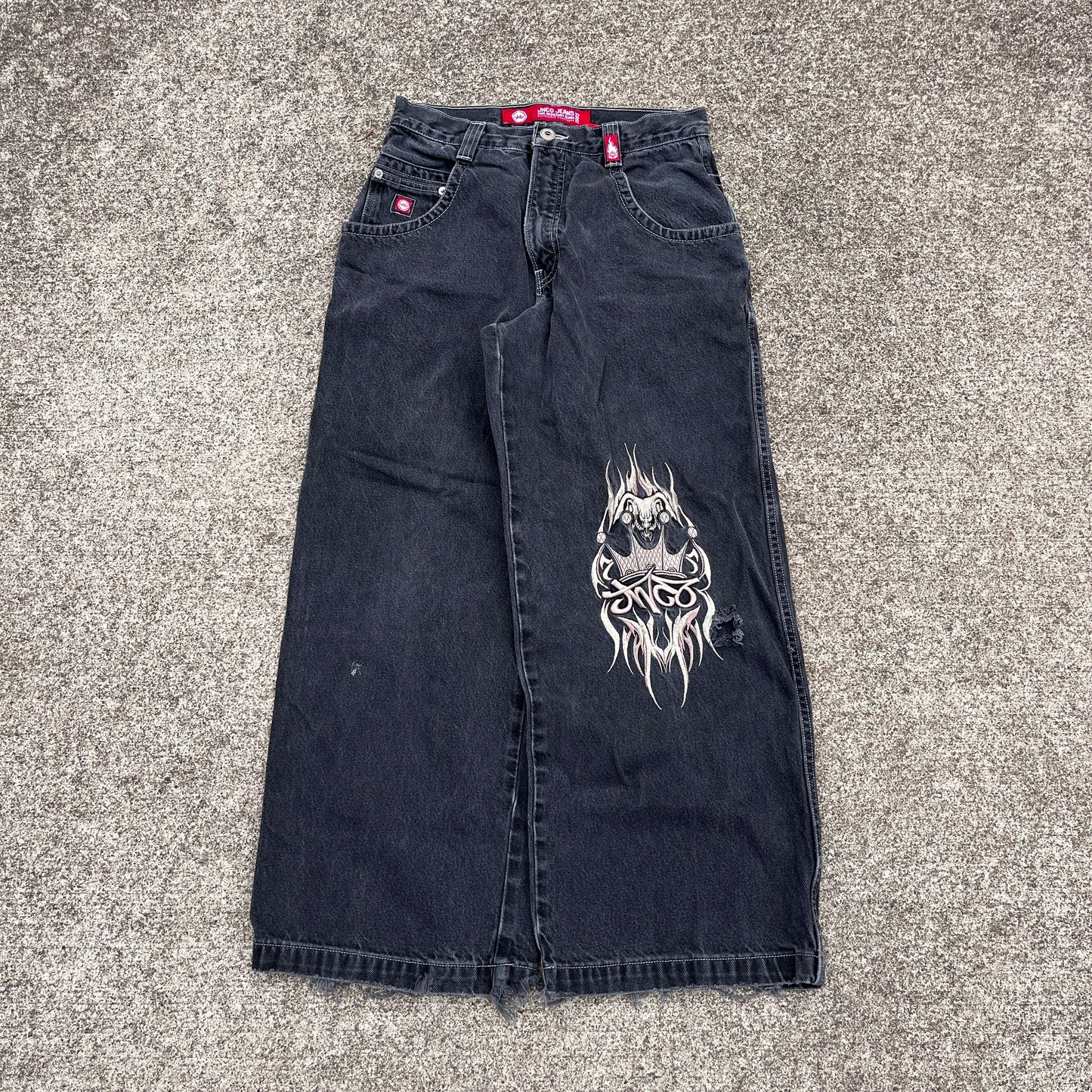 (30x30) Vintage JNCO Jeans Tribal Snake Bites