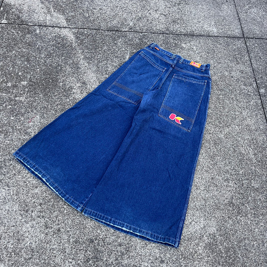 (34x30) Vintage Deadstock Kikwear Industries Denim Pants - 17