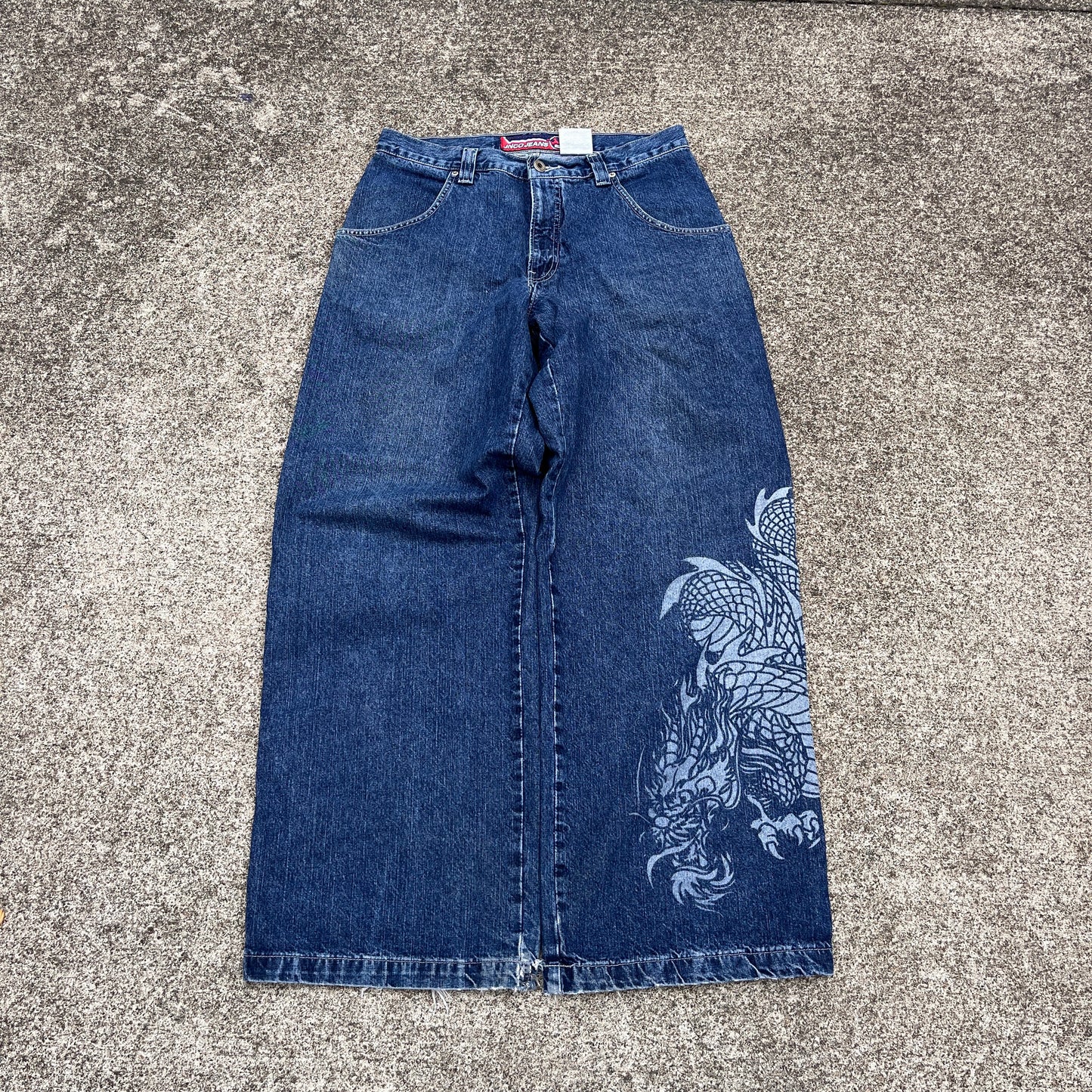 Vintage JNCO Jeans Dragon 34x32 (RARE)