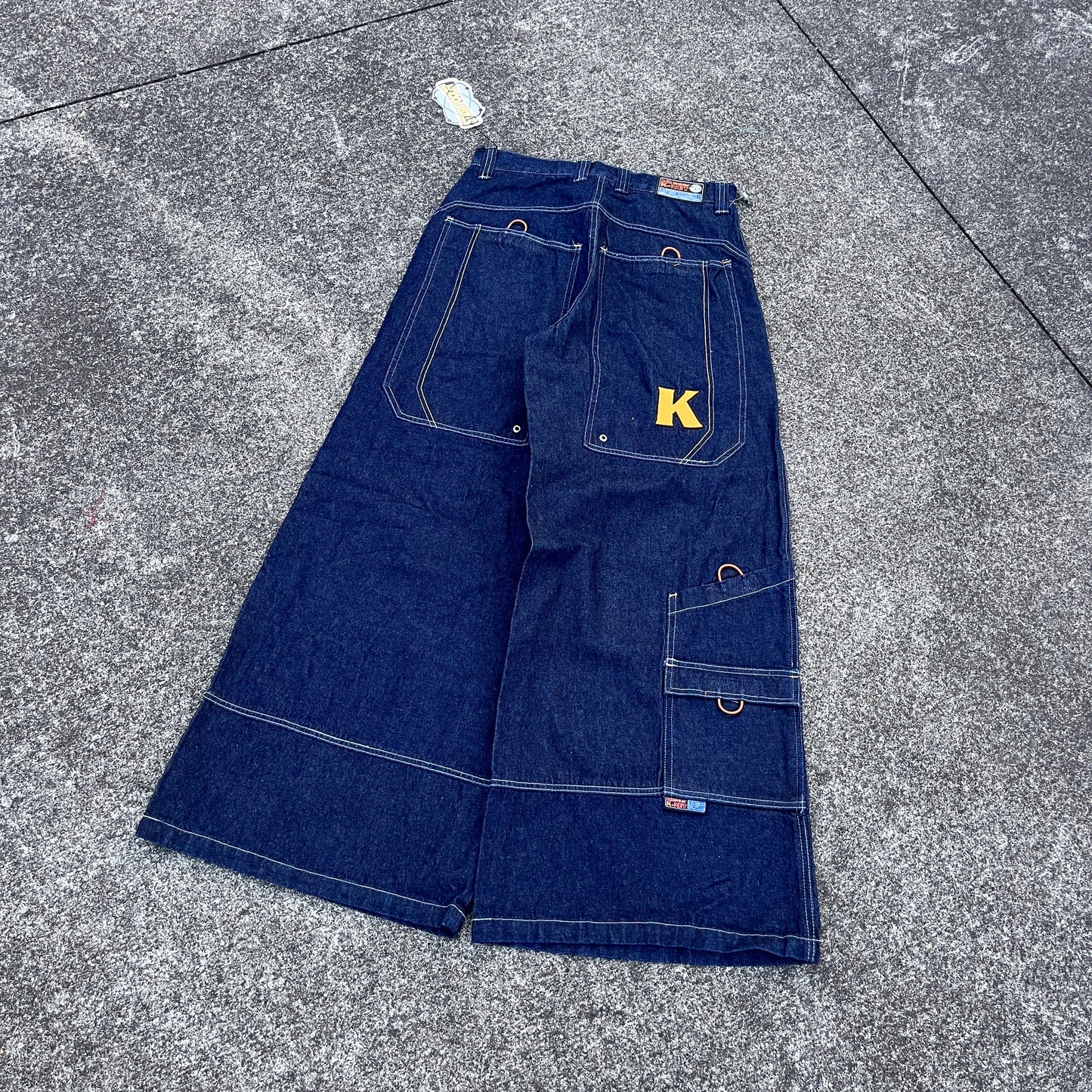 (32x32) Vintage Deadstock Kikwear K-Net Denim Pants - 16