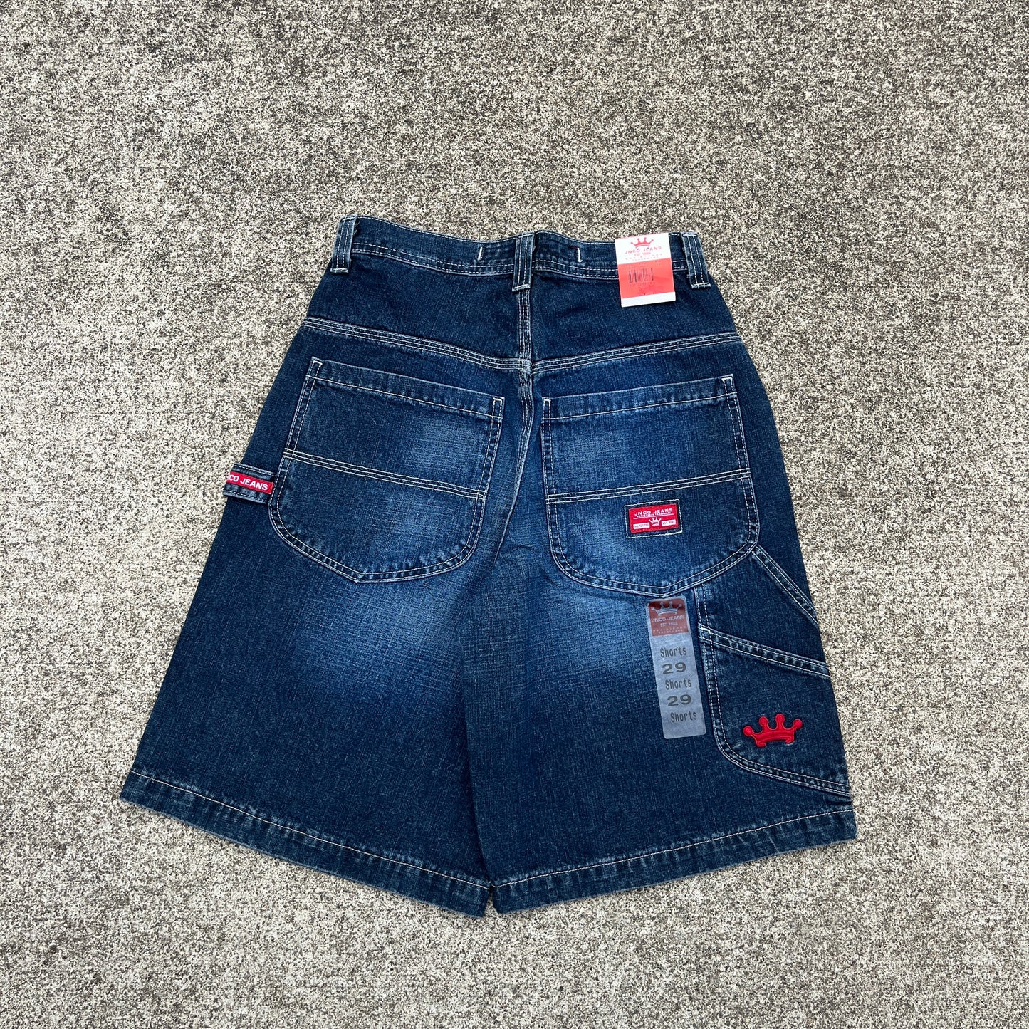 Vintage JNCO Jeans Shorts Carpenter Crown 29 (Deadstock) Rare