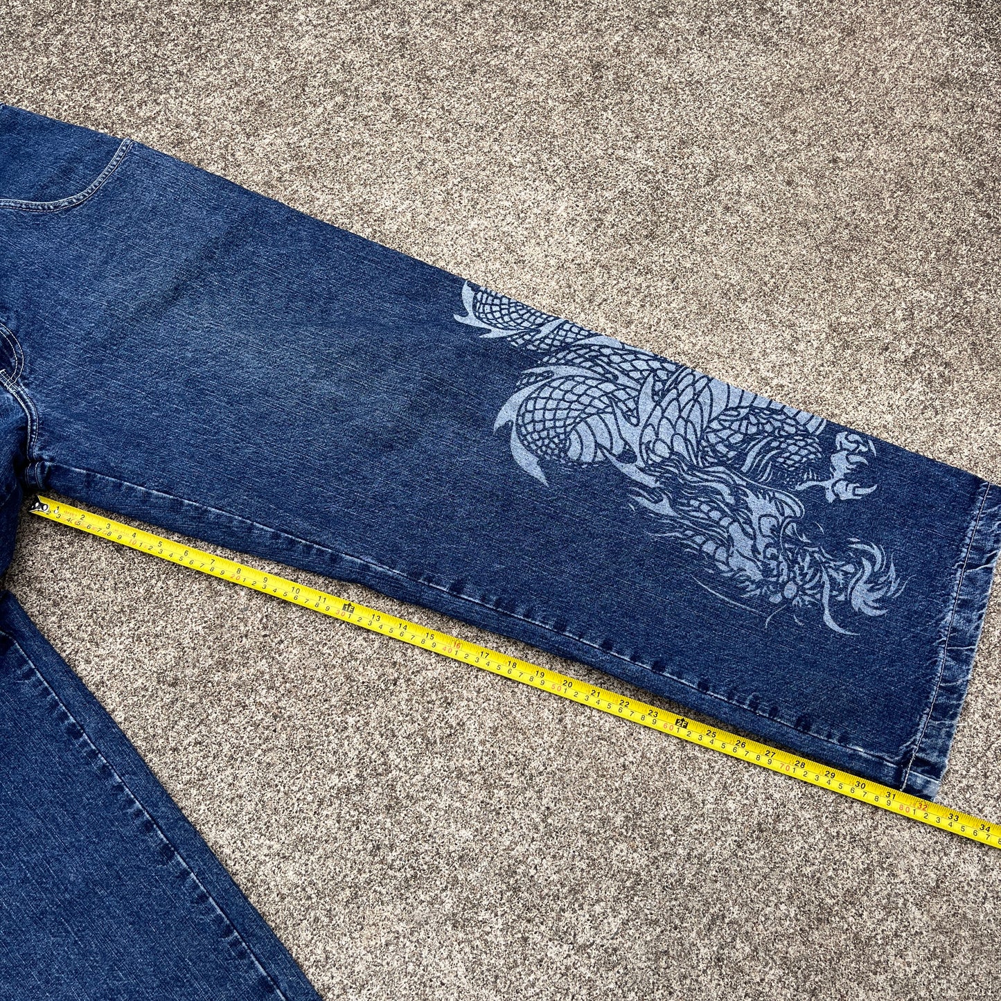 Vintage JNCO Jeans Dragon 34x32 (RARE)