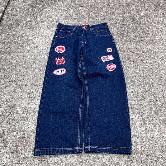 (34x30) Vintage Baggy Southpole Jeans