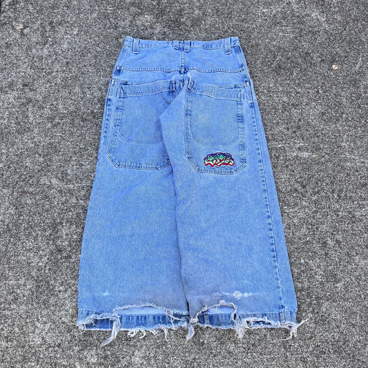 (33x30) Vintage JNCO Jeans Battle