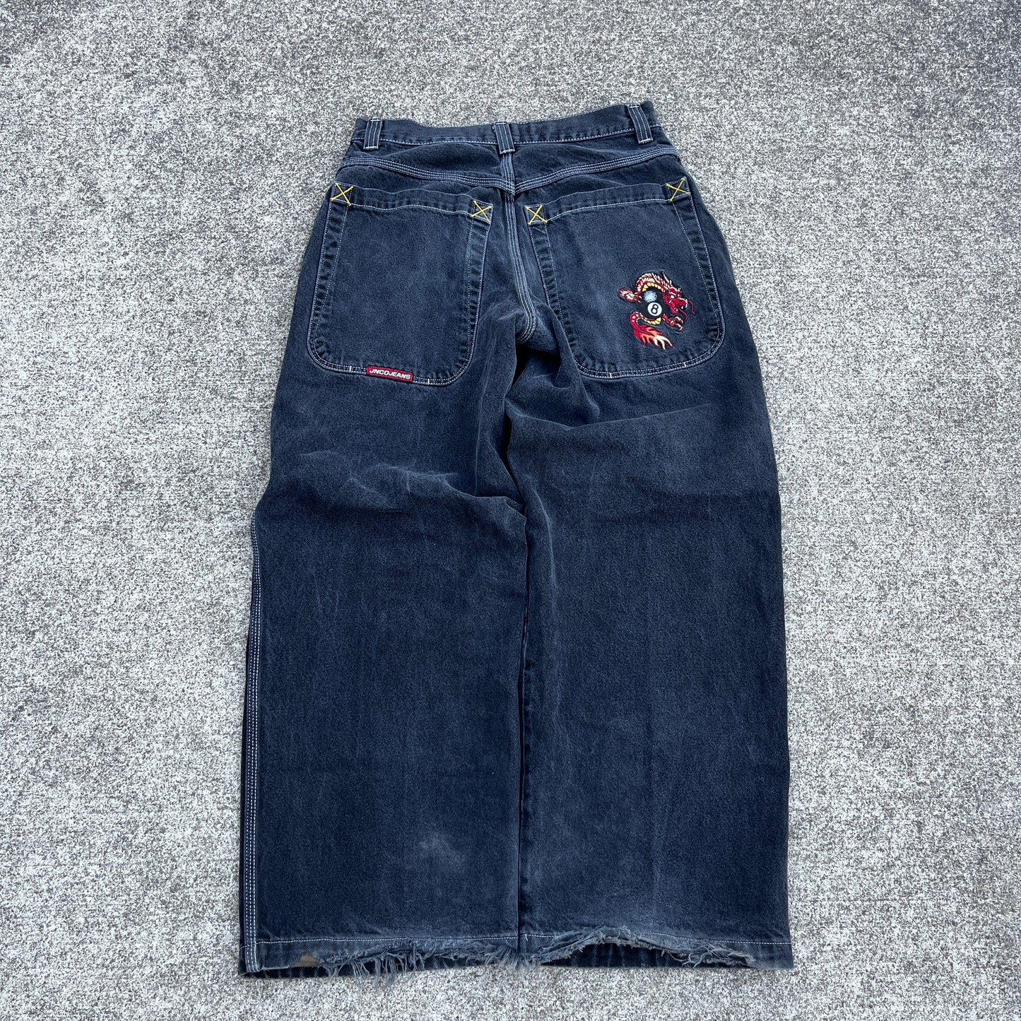 Vintage JNCO Jeans Dragon 8-Ball  33x31