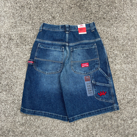 Vintage JNCO Jeans Shorts Carpenter Crown 28 (Deadstock) Rare