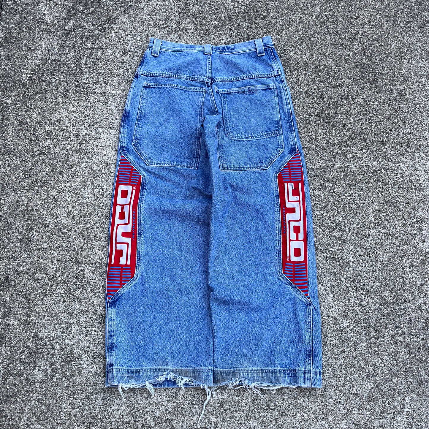 (33x32) Vintage JNCO Jeans Multi-Track RARE