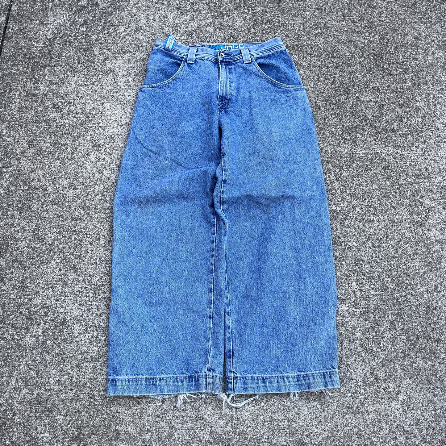 (33x32) Vintage JNCO Jeans Multi-Track RARE