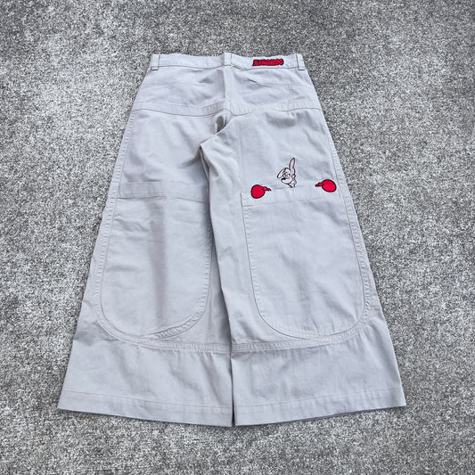 Vintage JNCO Jeans Khaki Kangaroo 36x30