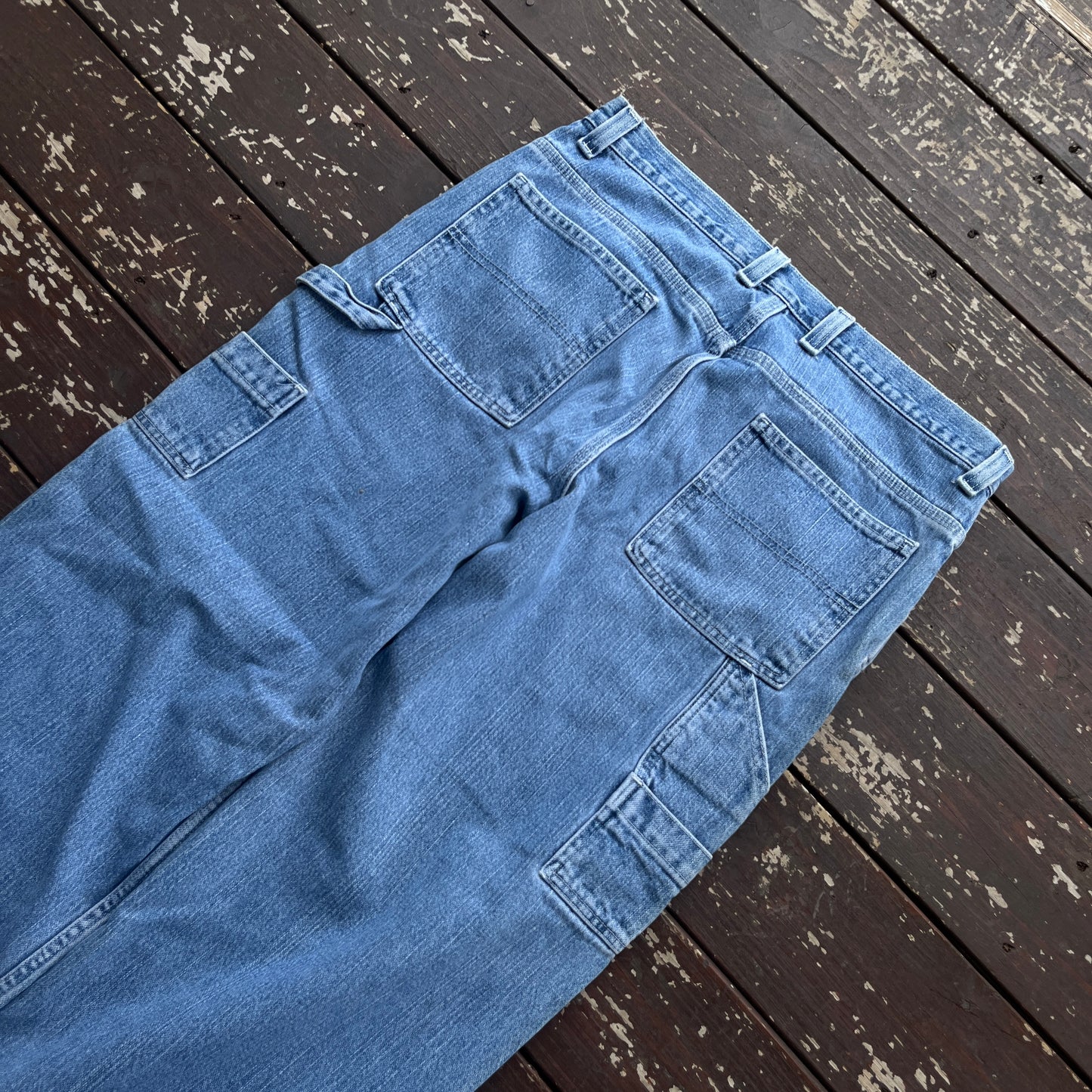 (36x30) Vintage 90s Y2K Baggy Carpenter Jeans